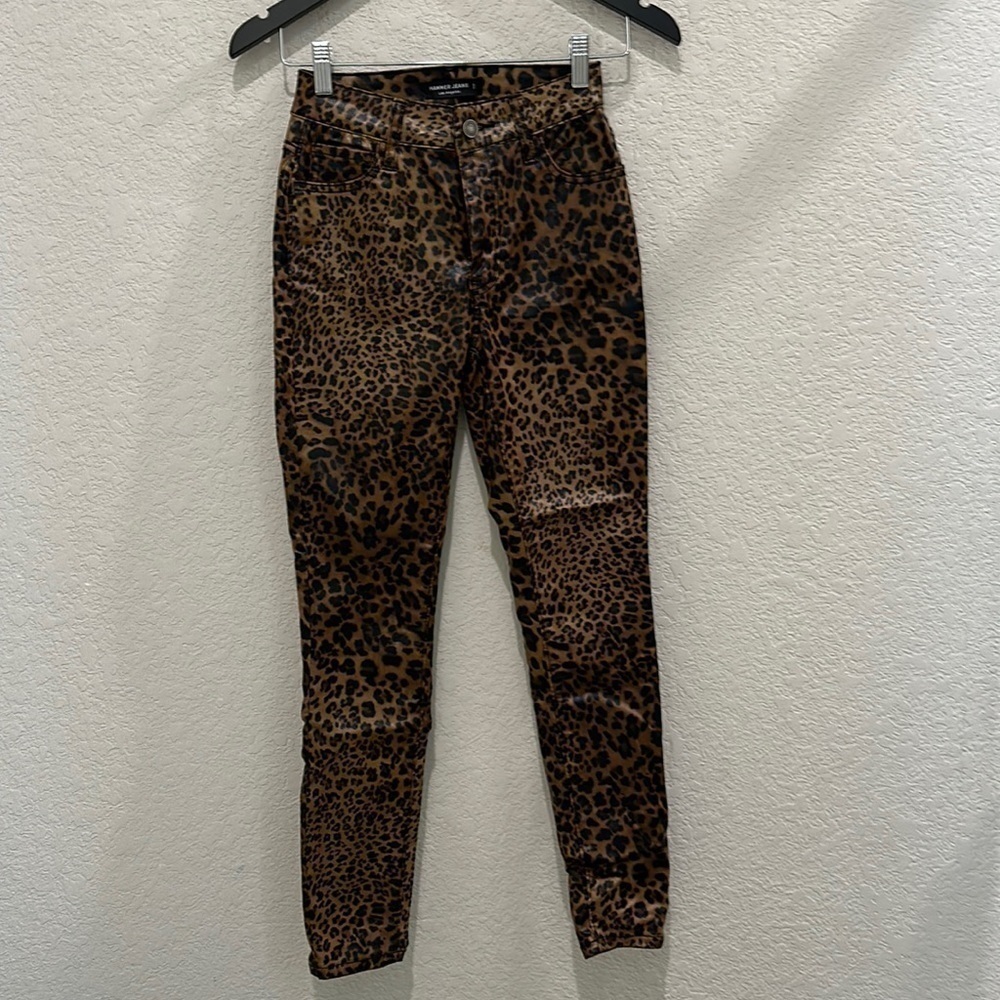 Leopard print pants by Hammer Jeans size 1